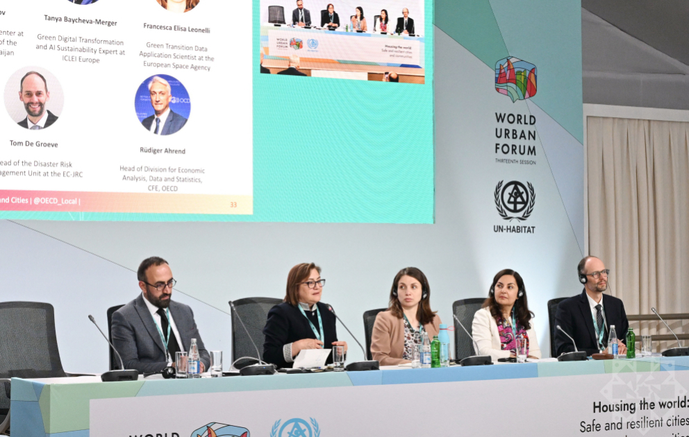 WUF13: Şəhər idarəçiliyində məlumat əsaslı strategiyalar və rəqəmsal dönüşüm nəzərdən keçirilib YENİLƏNİB VİDEO