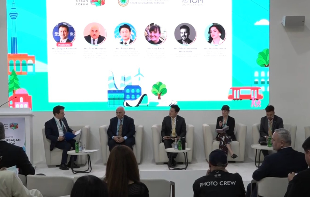 WUF13-də miqrasiyanın şəhərlərin dayanıqlı inkişafına təsiri ilə bağlı panel müzakirələr başlayıb VİDEO
