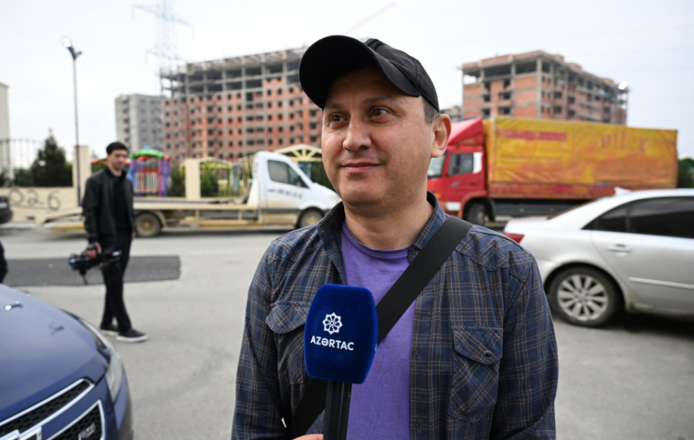 Şükürbəyli kənd sakini: Doğma torpaqlarda bizi gözəl yaşayış və yeni həyat gözləyir VİDEO