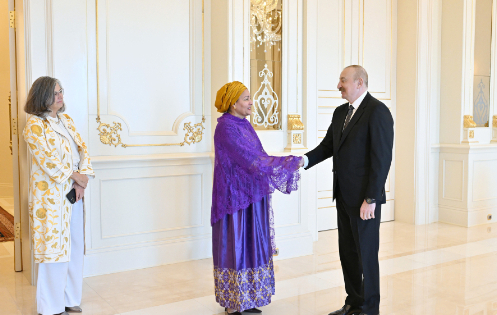 President Ilham Aliyev received UN Deputy Secretary-General VIDEO