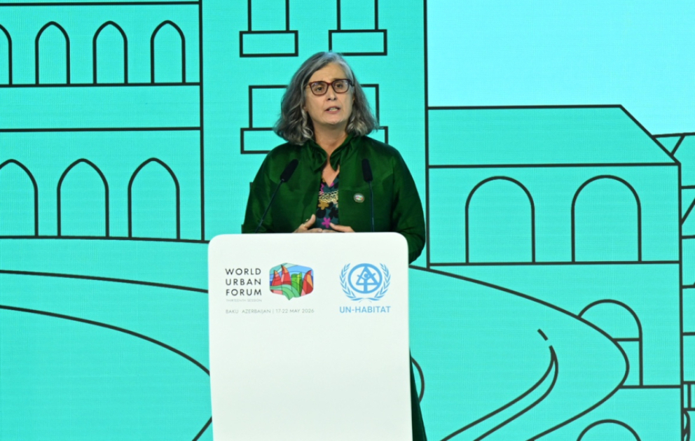 Anaklaudia Rossbax: Bizə insanyönümlü şəhərsalma inkişafına əsaslanan kollektiv fəaliyyət lazımdır VİDEO