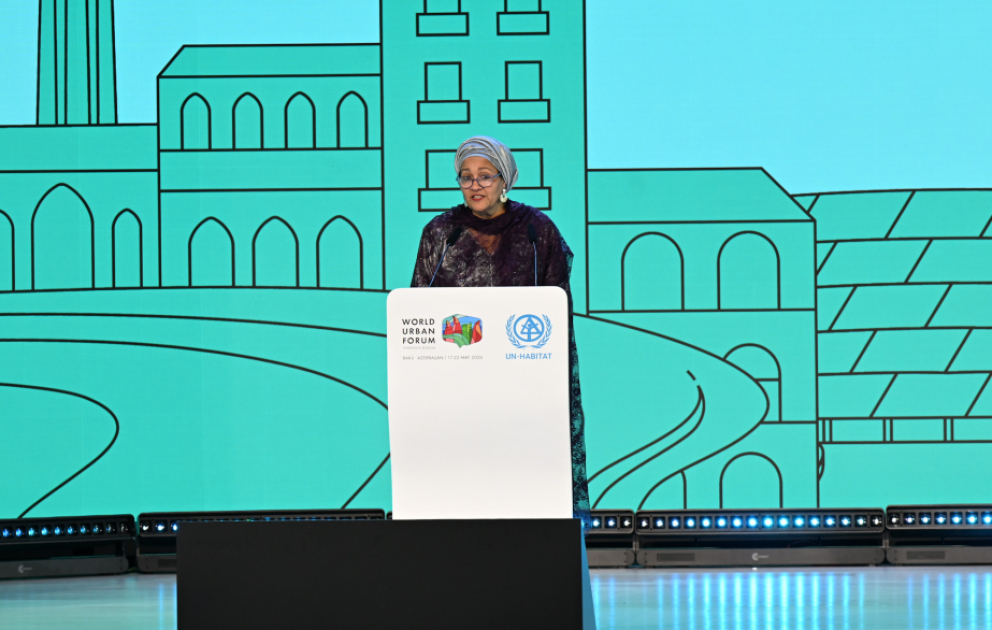 Amina Muhammed: Bakı müzakirələr üçün çox uyğun məkan oldu VİDEO