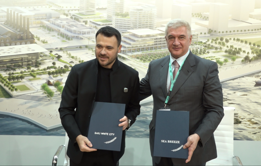 “Baku White City” və “Sea Breeze” birgə fəaliyyət haqqında saziş imzalayıblar VİDEO
