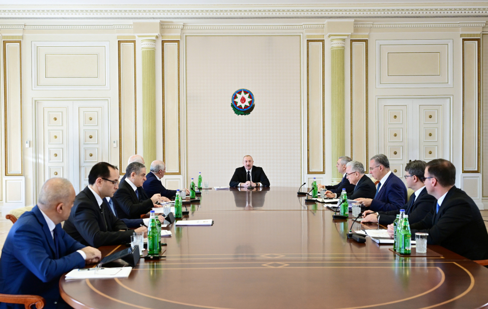 Beratung zu landwirtschaftlichen Fragen unter Vorsitz von Präsident Ilham Aliyev VIDEO