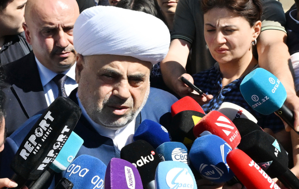 Allahşükür Paşazadə: Dua edirik ki, dövlətimiz, dövlətçiliyimiz əbədi olsun VİDEO