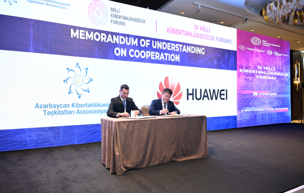 AKTA və “Huawei” şirkəti arasında əməkdaşlıq memorandumu imzalanıb VİDEO