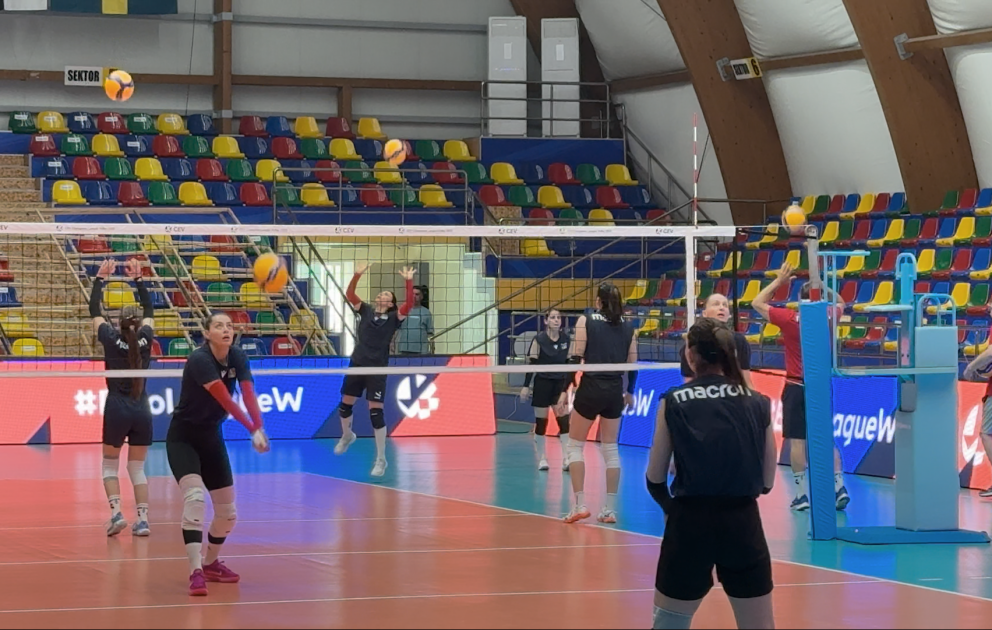 Qadın voleybolçulardan ibarət Azərbaycan millisi Avropa Liqasına hazırdır VİDEO
