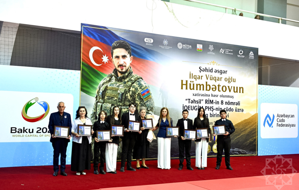 Награждены победители турнира по дзюдо, посвященного памяти шехида ВИДЕО