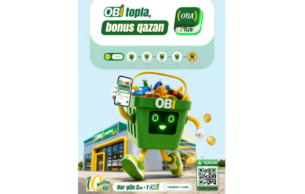®  “OBA Plus”da OBİ qazandırmağa gəlir VİDEO