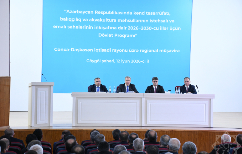 Göygöldə aqrar sahədə yeni Dövlət Proqramının müzakirəsi ilə bağlı regional müşavirə keçirilib YENİLƏNİB VİDEO
