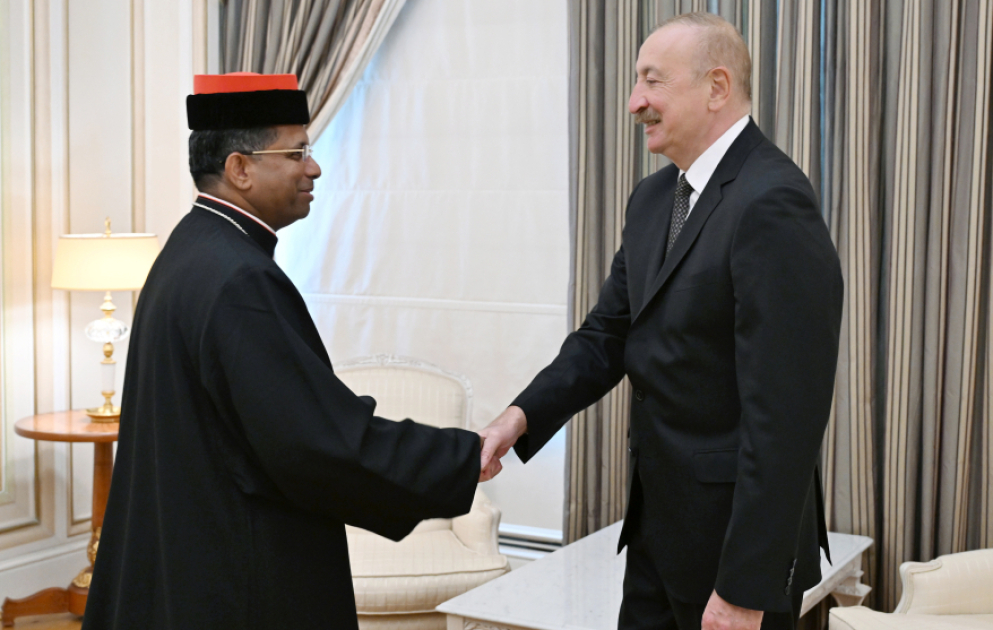 Präsident Ilham Aliyev empfängt Präfekten des Dikasteriums für den Interreligiösen Dialog des Heiligen Stuhls VIDEO