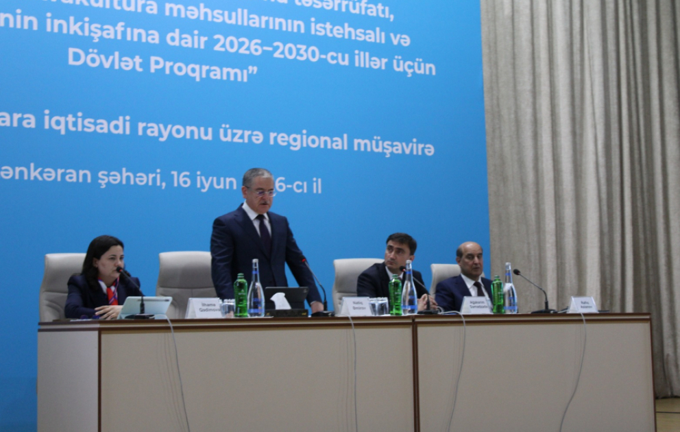 Natiq Əmirov: Aqrar sahə ilə bağlı yeni Dövlət Proqramının əsas hədəfi ekstensiv yanaşmadan intensiv inkişafa keçidin təmin olunmasıdır VİDEO