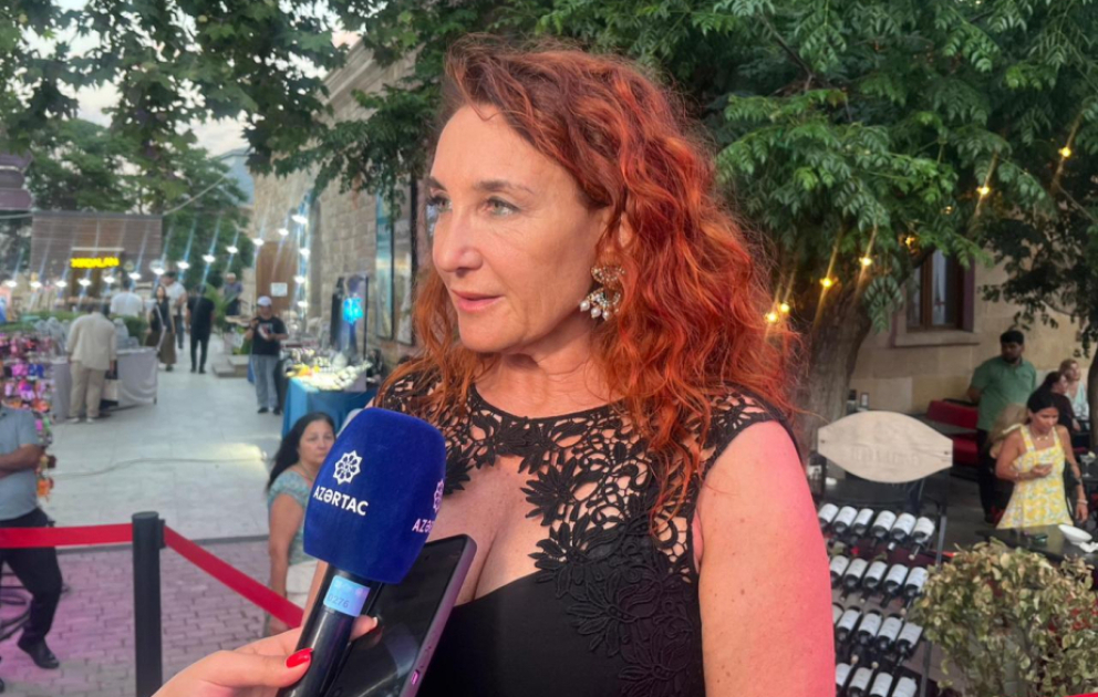 Barbara Çiçero: Azərbaycandakı bu ilk festival gələcəkdə regionun ən önəmli mədəniyyət hadisəsi olacaq VİDEO
