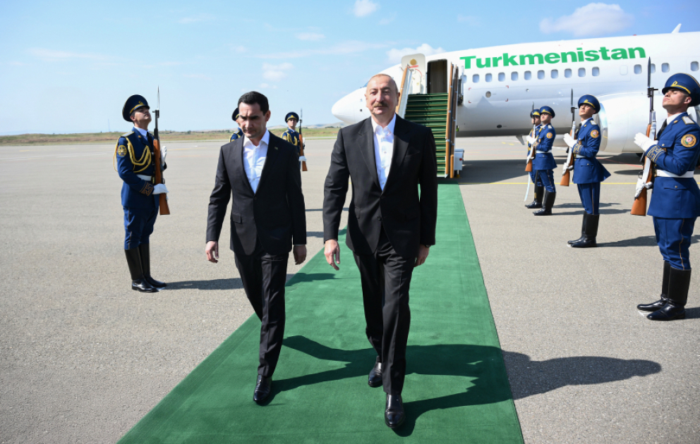 President of Turkmenistan Serdar Berdimuhamedov arrived in Fuzuli district VIDEO