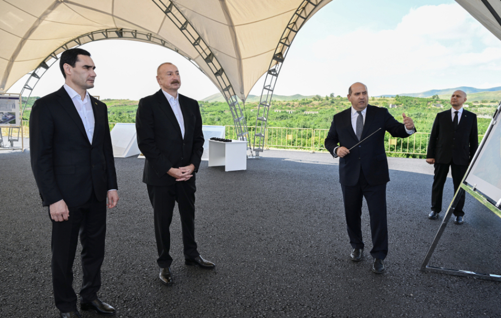 Presidents of Azerbaijan and Turkmenistan visited destroyed sites in Fuzuli city VIDEO