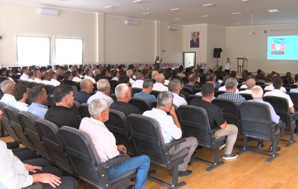 Xaçmazda şəhid Əlfəddin Mursaquliyevin xatirəsi anılıb VİDEO