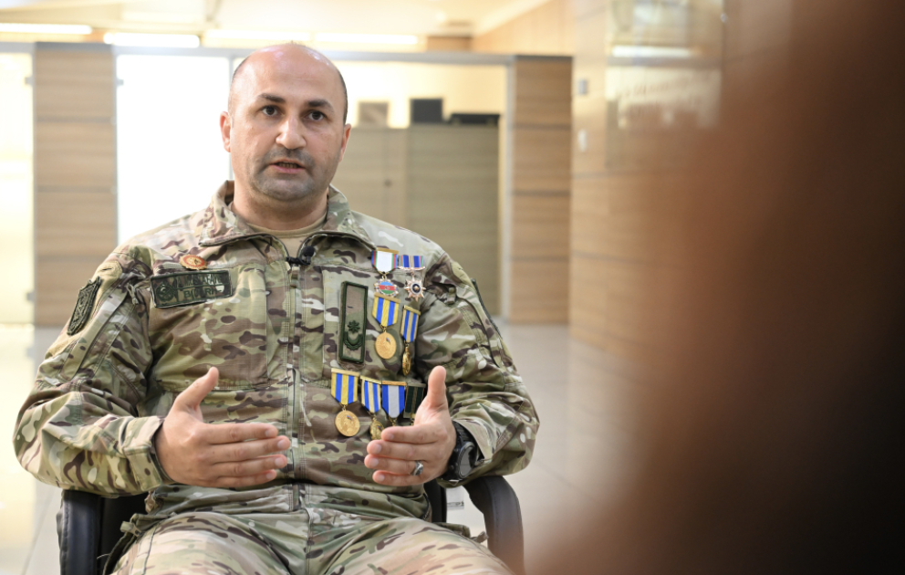 Ehtiyatda olan zabit: Geyindiyim formanı, keçdiyim şərəfli və çətin yolu çox sevirdim VİDEO