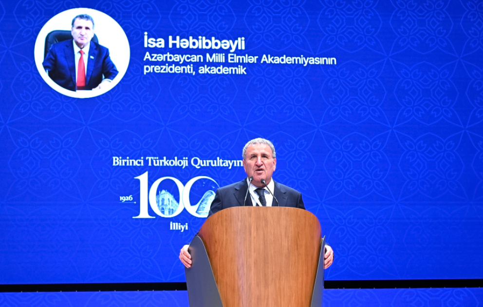 AMEA-nın prezidenti: Ortaq əlifbanın tətbiqi türk xalqları arasında inteqrasiyanın daha da dərinləşməsi üçün mühüm zəmin yaradacaq VİDEO