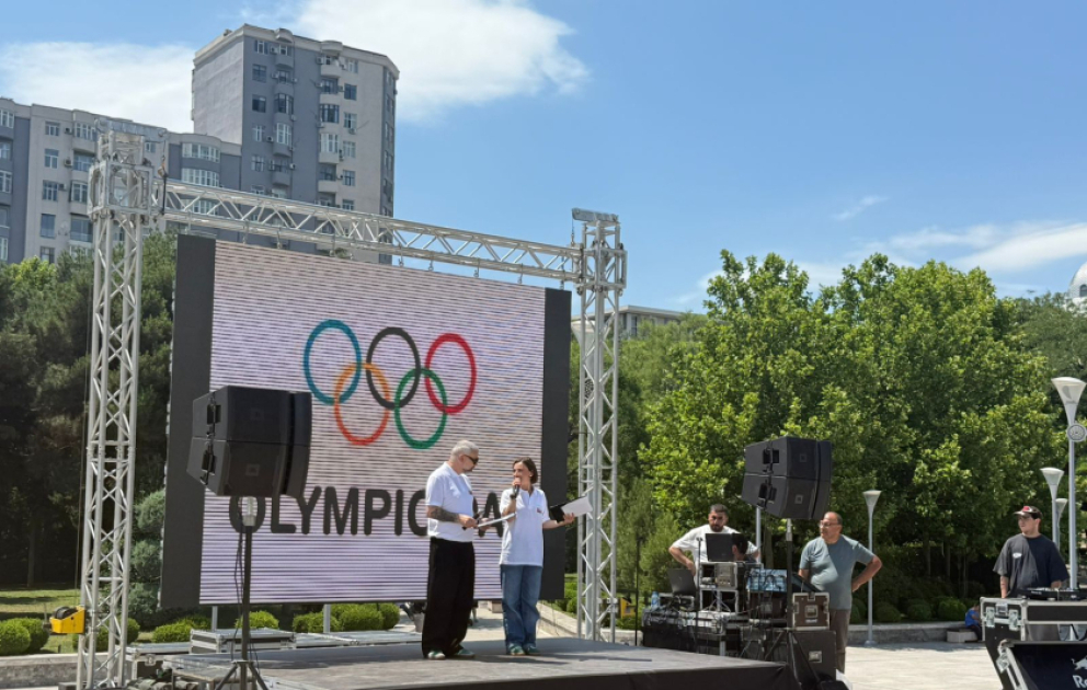 Olimpiya Günü veteran olimpiyaçıların iştirakı ilə qeyd olunub VİDEO