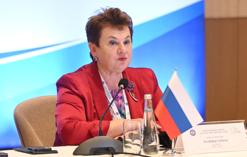 Svetlana Orlova: Azərbaycan dövlət satınalmalarının auditində beynəlxalq gündəliyə fəal töhfə verir VİDEO