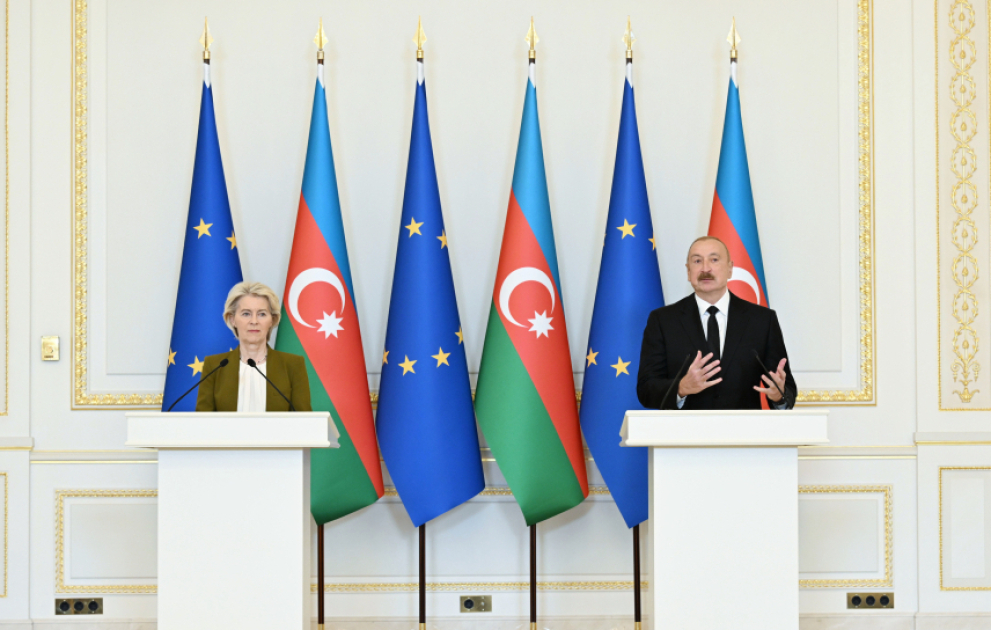 Prezident İlham Əliyev: Bu gün qaz ixracımızın yarısı Avropa İttifaqına üzv dövlətlərin payına düşür VİDEO