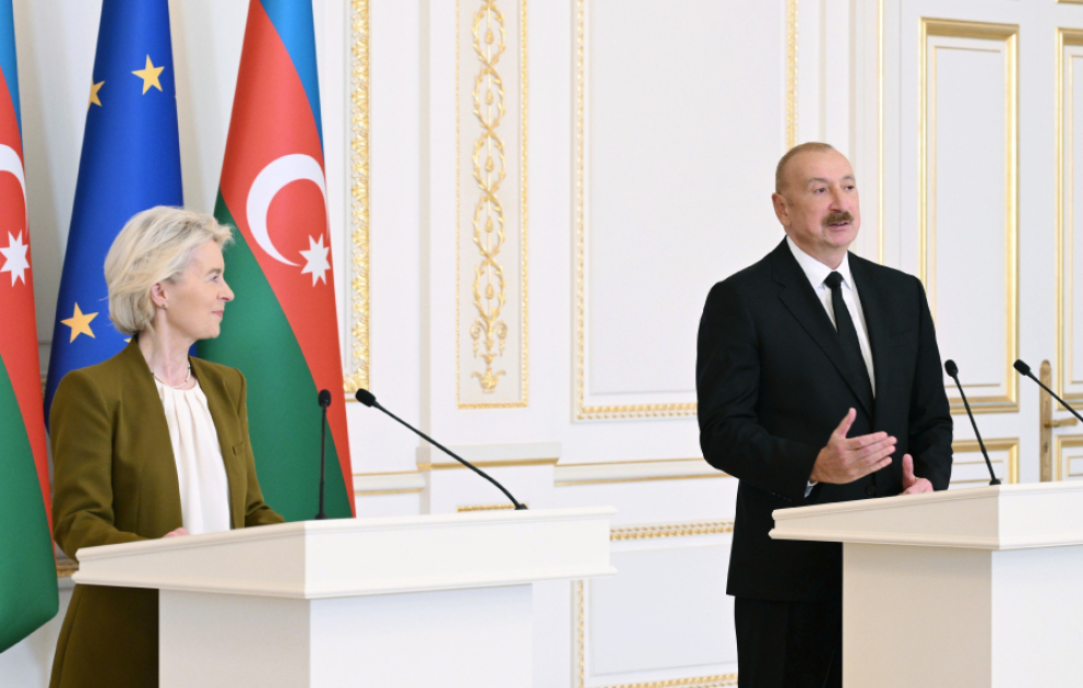 Prezident İlham Əliyev: Bu gün biz Avropa İttifaqı ilə Azərbaycan arasında çox fəal dialoqun şahidiyik VİDEO