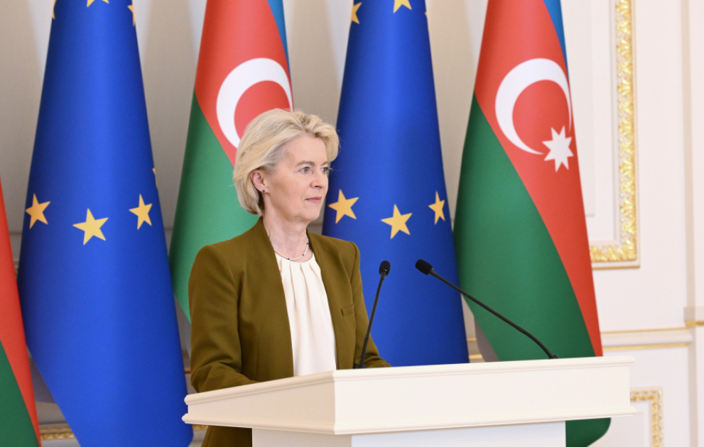 Ursula Fon der Lyayen: Azərbaycan Avropa İttifaqı üçün etibarlı tərəfdaş olduğunu sübut edib VİDEO