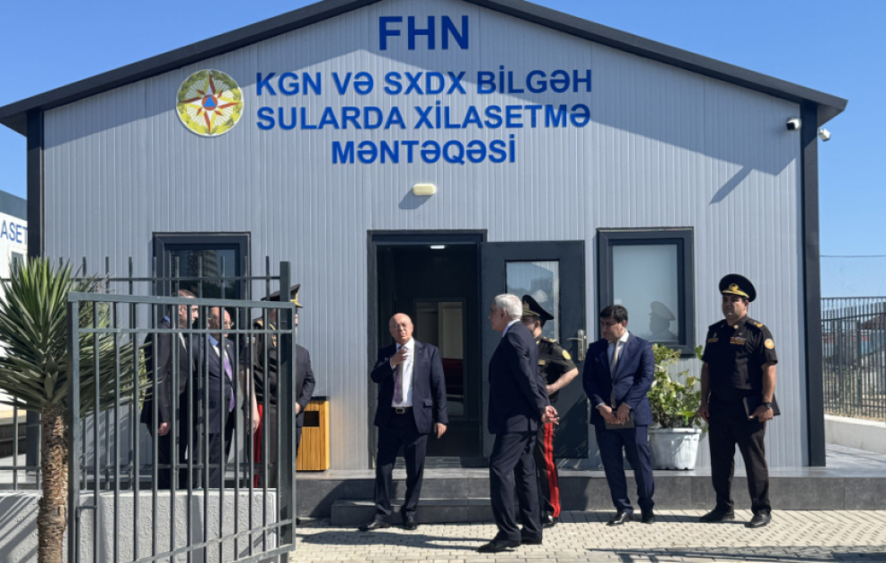 “Bilgəh” sularda xilasetmə məntəqəsinin açılışı və yeni alınan texnikaların təqdimatı olub VİDEO