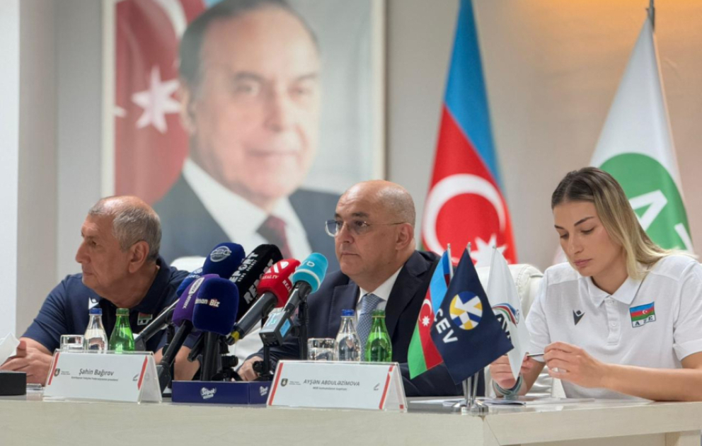 Azərbaycan Voleybol Federasiyasının prezidenti: Avropa çempionatında yaxşı nəticələrə ümid edirik VİDEO