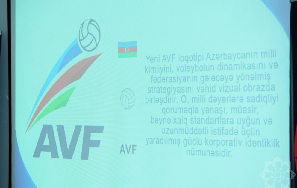 Azərbaycan Voleybol Federasiyasının yeni loqosu təqdim olunub VİDEO