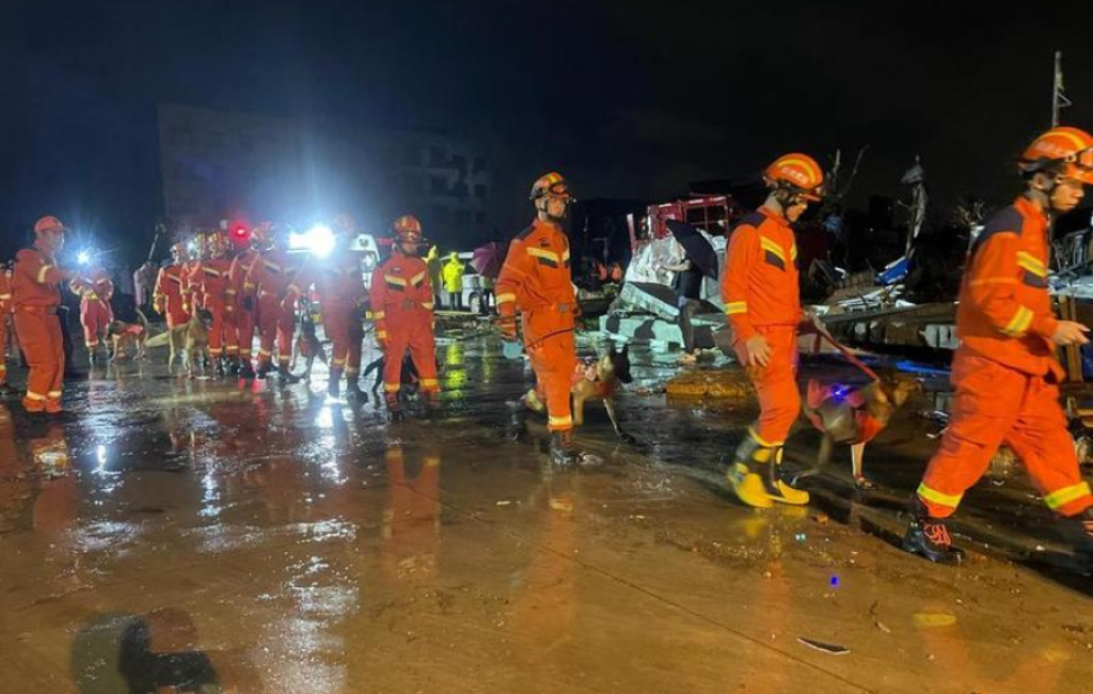 Çində ildırım və tornado nəticəsində 11 nəfər ölüb VİDEO