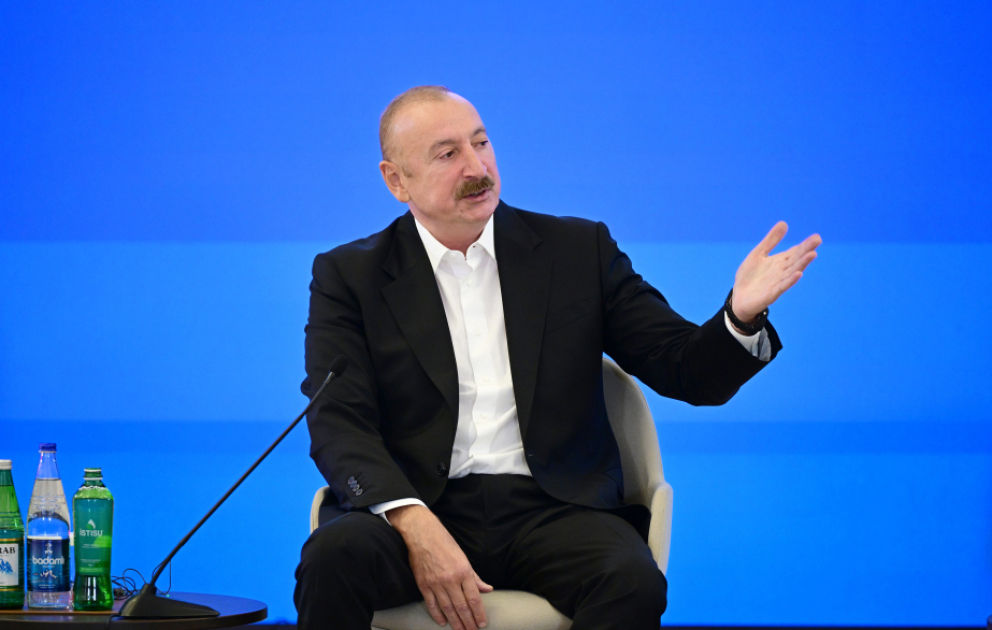 Prezident: Bu gün Azərbaycan etibarlı tərəfdaşdır, proqnozlaşdırılabilən mənbədir VİDEO