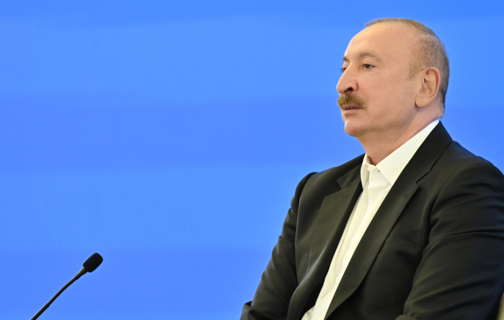 Prezident İlham Əliyevdən qonşu ölkələrə çağırış: Məsuliyyətli olun, çalışın münasibətləri normallaşdırasınız VİDEO
