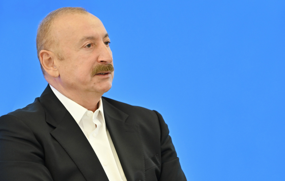 Azərbaycan Prezidenti: Orta Dəhliz boyunca yerləşən ölkələrlə çoxtərəfli əməkdaşlıq inkişaf etdirilir VİDEO