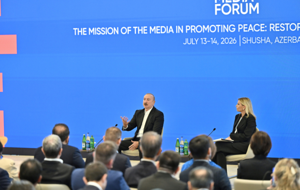 President Ilham Aliyev’s social media accounts shared video on 4th Shusha Global Media Forum VIDEO