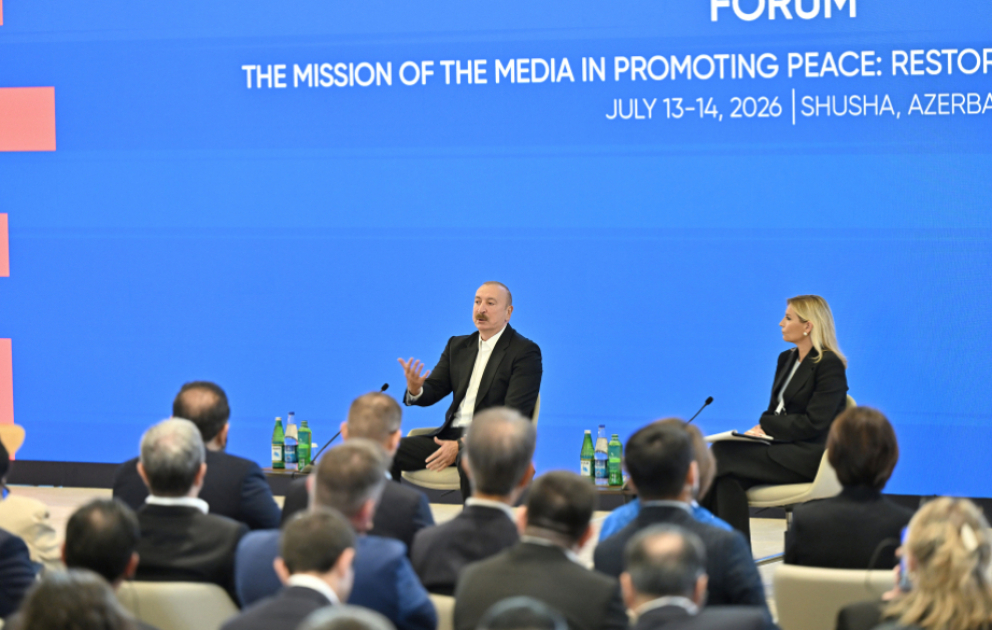 Le président Aliyev partage une vidéo relative au Global Media Forum de Choucha VIDEO