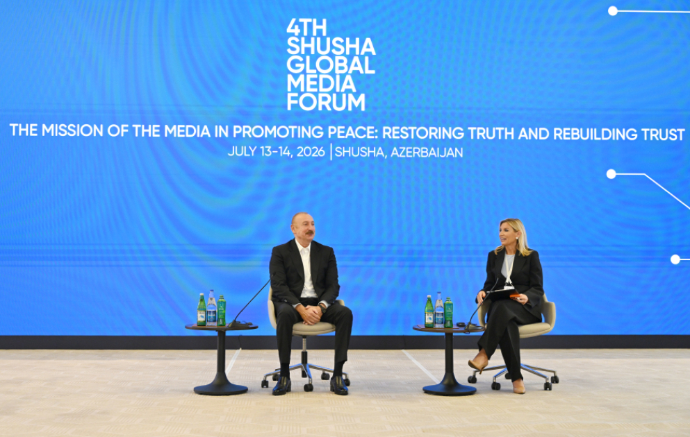 4. Globales Medienforum in Schuscha: Präsident Ilham Aliyev nimmt an Eröffnungsfeier teil AKTUALISIERT VIDEO