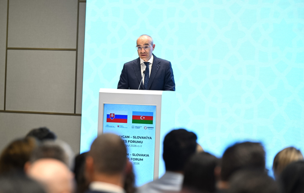 İqtisadiyyat naziri: Slovakiya şirkətlərinin azad edilmiş ərazilərimizin bərpasına töhfə verməkdə güclü maraq göstərməsi sevindiricidir VİDEO