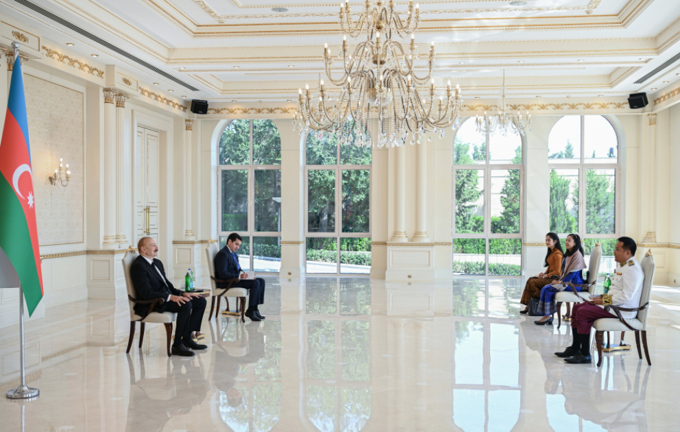 President Ilham Aliyev received credentials of incoming Cambodian ambassador VIDEO