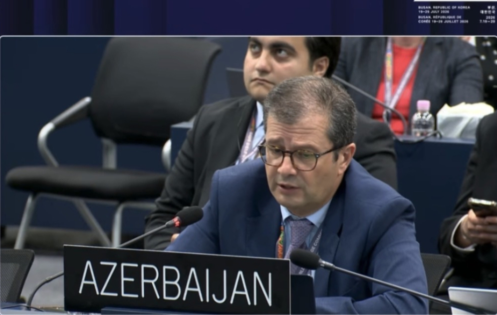 Azərbaycan UNESCO Dünya İrs Komitəsində mədəni irsin qorunması üzrə öhdəliklərini bir daha təsdiqləyib VİDEO