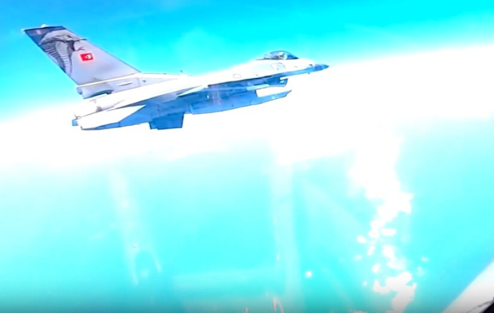 Турецкие F-16 выполнили учебные полеты над западом Черного моря ВИДЕО