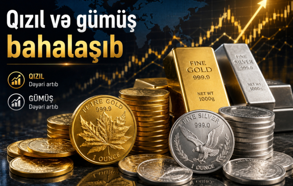 Qızılın qiyməti 4100 dolları ötüb VİDEO