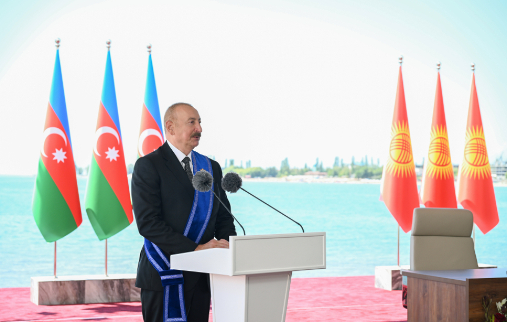 Azərbaycan və Qırğızıstan prezidentləri mətbuata bəyanatlarla çıxış ediblər  YENİLƏNİB  VİDEO