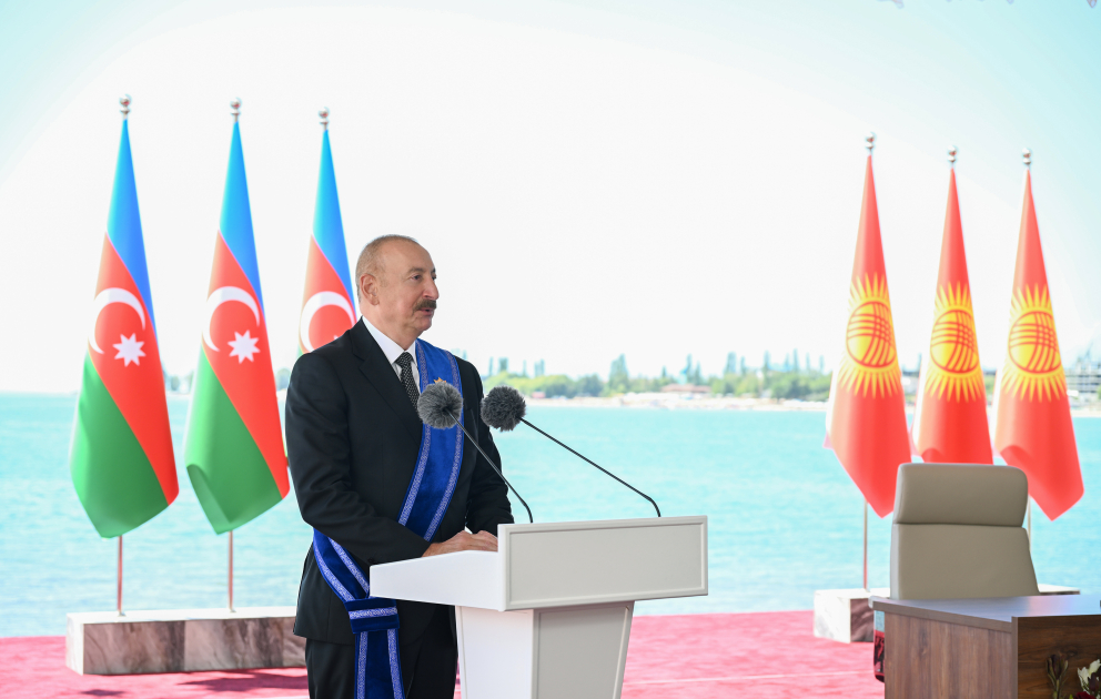 Presidents of Azerbaijan and Kyrgyzstan made press statements VIDEO