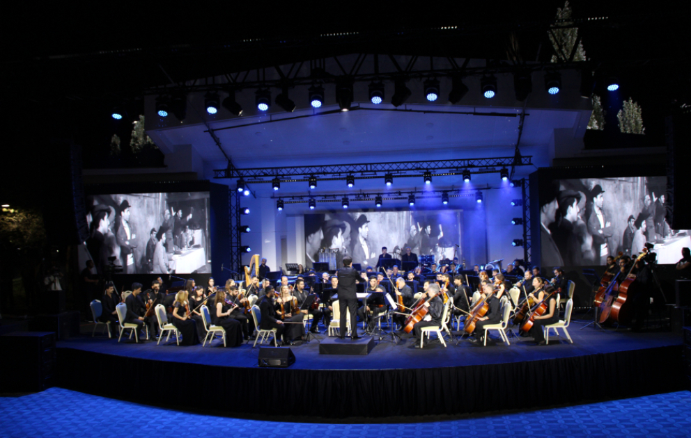 Qəbələ Festivalında ilk dəfə Azərbaycan və dünya kinofimlərindən musiqilər səsləndirilib VİDEO