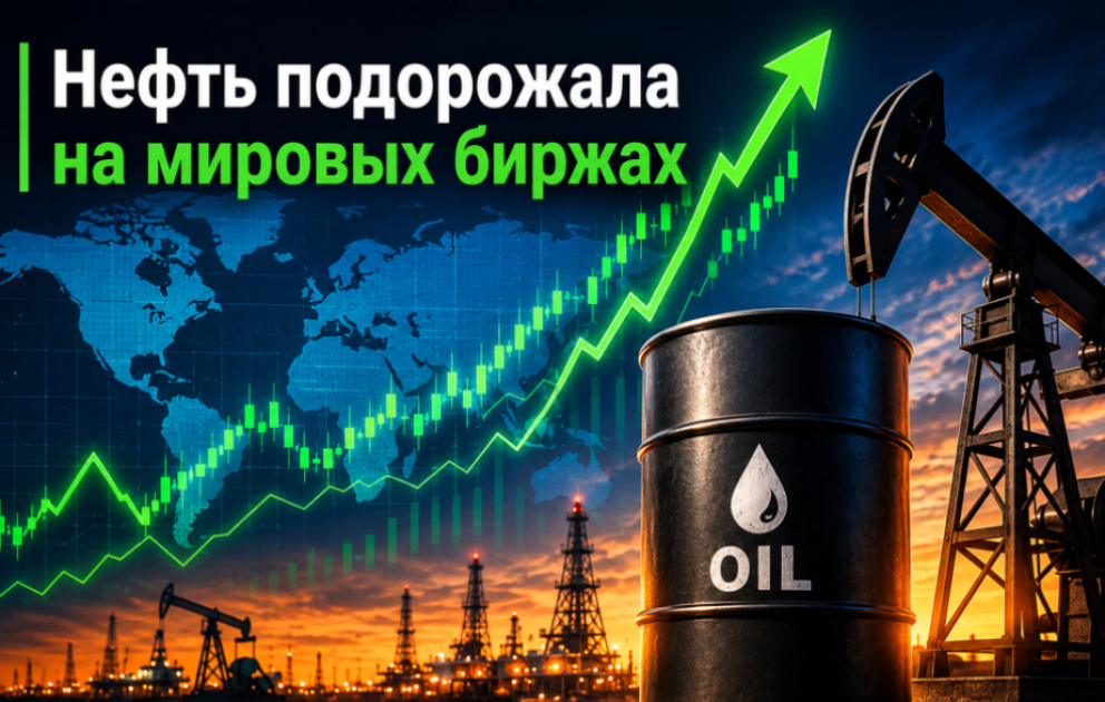 На мировых биржах выросли цены на нефть ВИДЕО