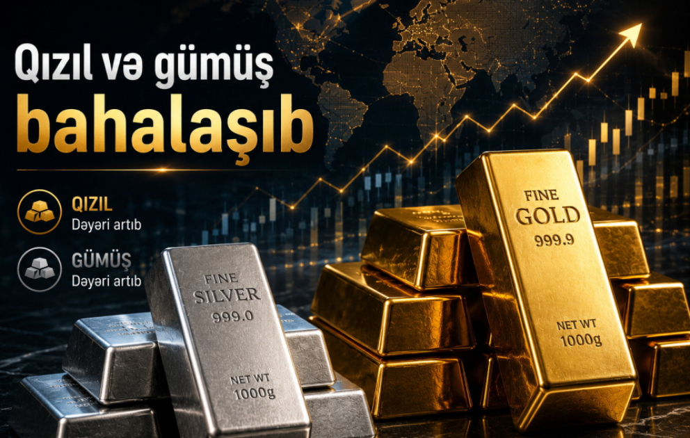 Qızılın qiyməti 4600 dollara çatır VİDEO