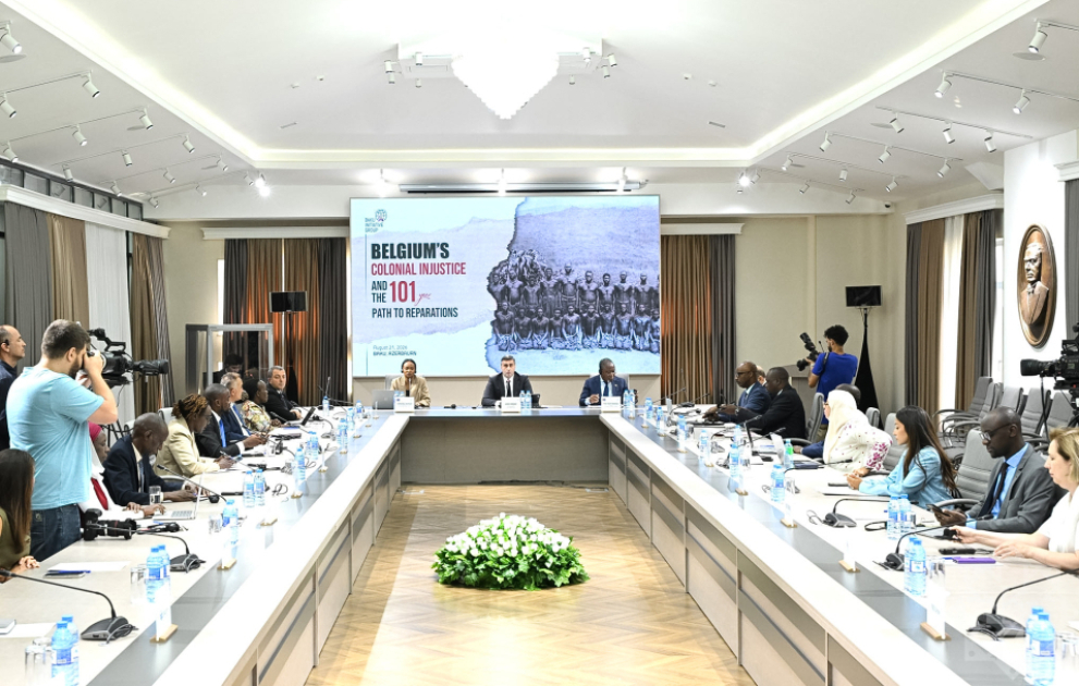 Bakıda Belçika müstəmləkəçiliyi ilə bağlı beynəlxalq konfrans keçirilir VİDEO