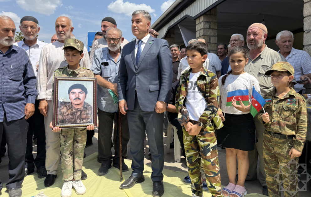 В Имишли состоялась церемония прощания с шехидом Первой Карабахской войны Муршудом Наримановым, считавшимся пропавшим без вести ВИДЕО
