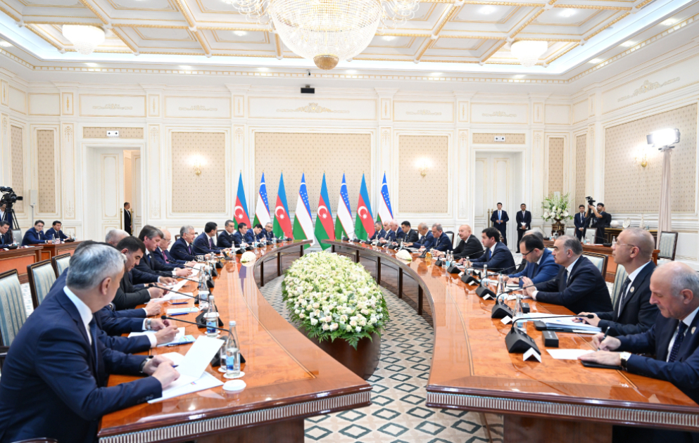 Tashkent hosted third meeting of Supreme Interstate Council of Azerbaijan and Uzbekistan VIDEO
